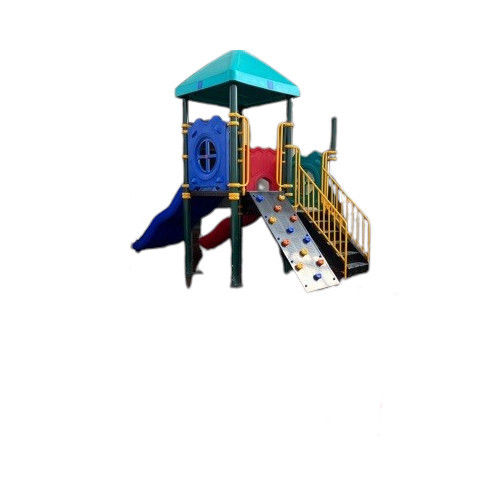 Outdoor Playground Equipment - Virgin Plastic, Customised Size for 5/6 Kids | Kids Friendly, Weather-Resistant, Safe Design, Promotes Physical Activity, Stimulates Imaginative Play