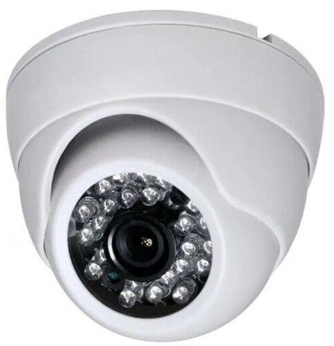 White Color Round Shape Day And Night Vision Cctv Dome Camera