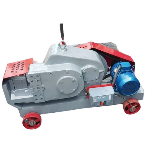 Steel Bar Cutting Machine - Mild Steel, 8 Inch Cutting Disc, 50 Stroke/min, 4 kW Power, Portable Design, 1 Year Warranty, Gray Color