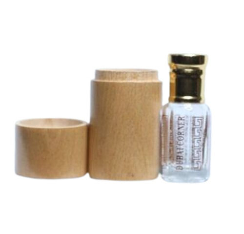 Light Weighted Crack Resistant Wooden Round Shape Perfume Bottle Cap