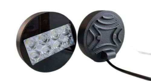 Black Color Round Shape Big Universal Fog Light