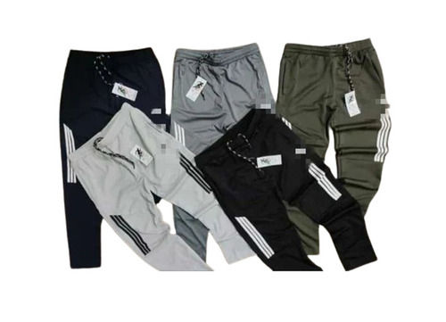 Daily Wear Regular Fit Breathable Plain Lycra Sports Track Pants for Mens