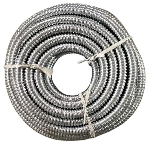 Silver Color Round Shape G I Flexible Conduit Pipe