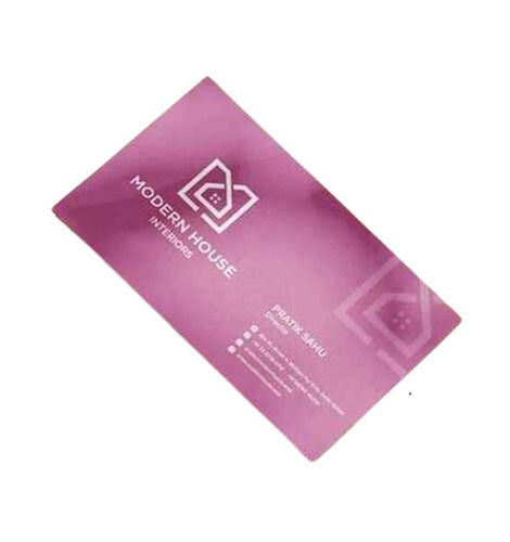 Light Weighted Rectangular Waterproof Printed Hard Paper Business Cards For Identification