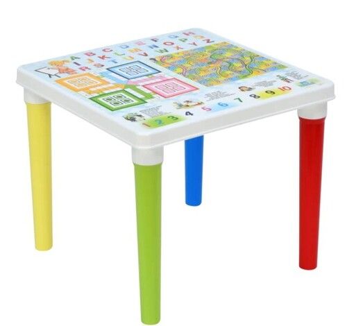 Multi Color Plastic Material Homegenic Kids Study Table