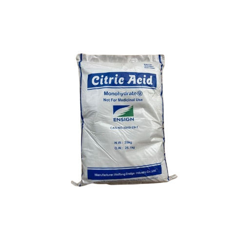 Citric Acid Monohydrate - Food Grade, 100% Water Soluble, Non-Toxic and Safe for Consumption, Enhances Sour Flavors and Tartness in Culinary Recipes and Beverages