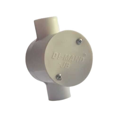 Dip Junction Box - Thermoplastic, Square Shape , Cream Color with Optimum Finishing and Coated Surface for Enhanced Durability