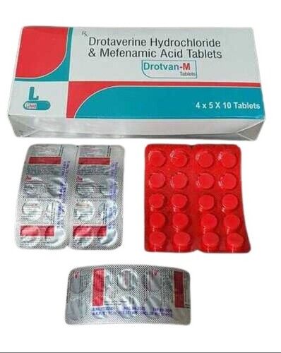 Drotaverine Hydrochloride Mefenamic Acid Tablet 1 Strip Pack