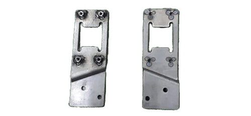 Tractor Qrl Switch Mounting Bracket - Green, 210 X 70mm Size, 3mm Thickness, M6 Weld Nut | Suitable For Automobile Industry