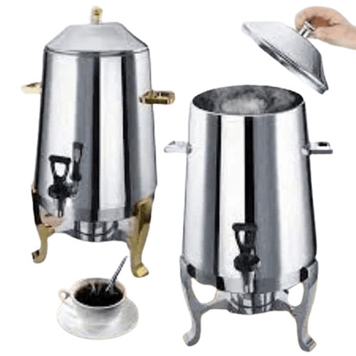 Beverage Dispenser - Stainless Steel 15 Liter Capacity | Lightweight Easy to Use Corrosion and Rust Resistant