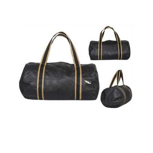 Crocodile Black Plain Gym Bag