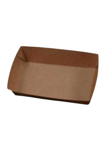 Paper Tray - Tear-Resistant Paper, Various Sizes Available, Brown Color, Plain Design | Spacious, Quality Tested, Timely Delivery