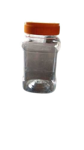 250 Ml Transparent Square Pet Jar For Packaging