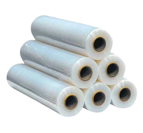 Polyethylene Shrink Wrap Film - Plain, Standard Size, Cold and Moisture Resistant | Lightweight, Transparent, Soft Hardness