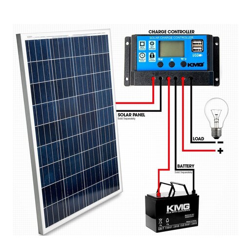 Solar Charge Controller - 1200w Power, 24v Voltage | Automatic Ac Lighting Controller With Dual Solar Array
