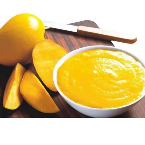 Yellow Kesar Mango Pulp - Natural Processing, 12-month Shelf Life, Optimally Nutritious, Good Quality | Premium Yellow Mango Flavor