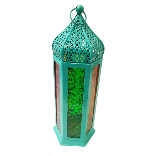 Beautiful Morrocan Iron Lantern - Mount Type: Hanging