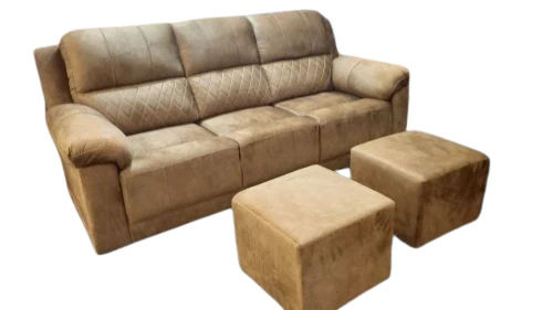 Wooden Leather Sofa Set