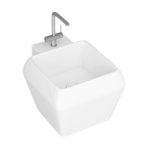 Ceramic White One Piece Wash Basin