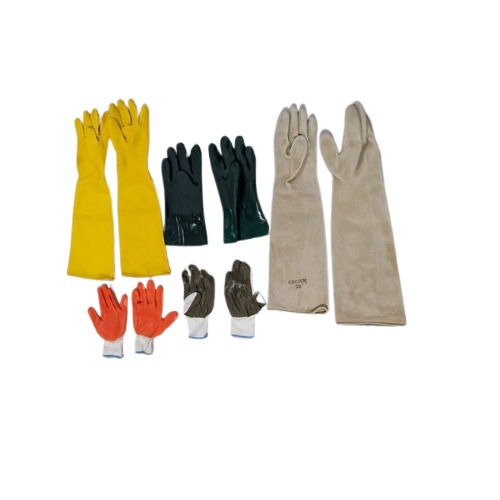 PVC Coated Full Finger Industrial Safety Gloves