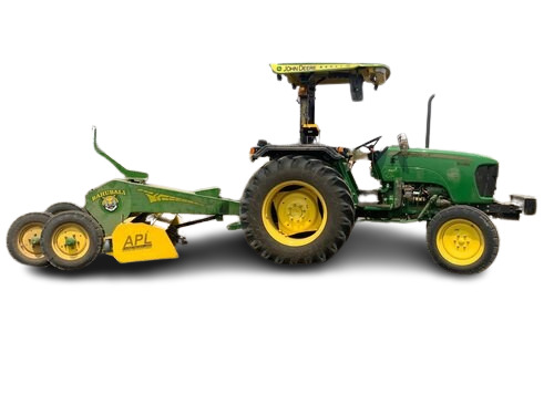 Laser Land Leveler - Polished Metal, Green & Yellow | Durable, New, Very Good Quality Agricultural Tool