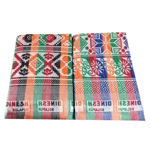 Satin Floral Print Solapuri Bedsheet - Sateen Cotton, Queen Size, Jacquard Pattern | Soft, Modern Design, Easy To Clean, Ideal for Hotels & Homes