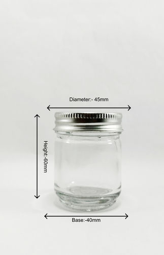 50 Ml Glass Screw Jar
