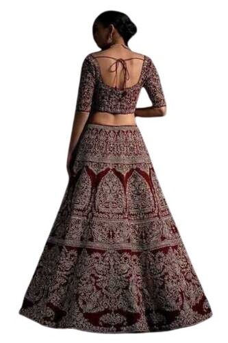 Designer Velvet Lehenga