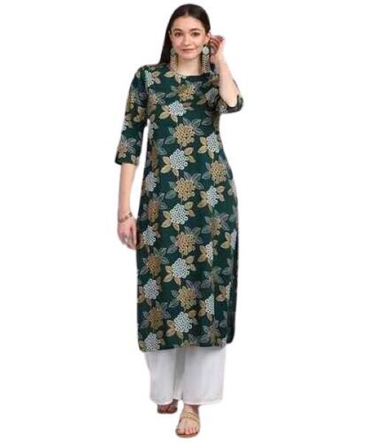 Skin Friendly And Comfortable To Wear Printed Ladies Kurta Palazzo