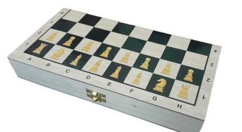 Pin Wooden Chess Board