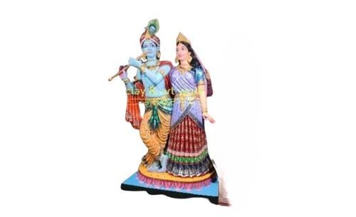 Easy To Clean Resin Radha Krishna Statue