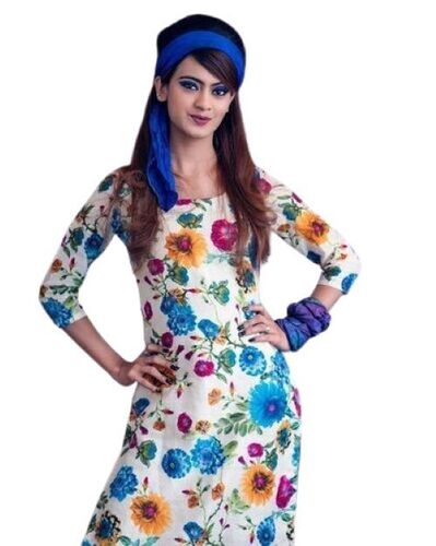 Printed Ladies Cotton Kurti