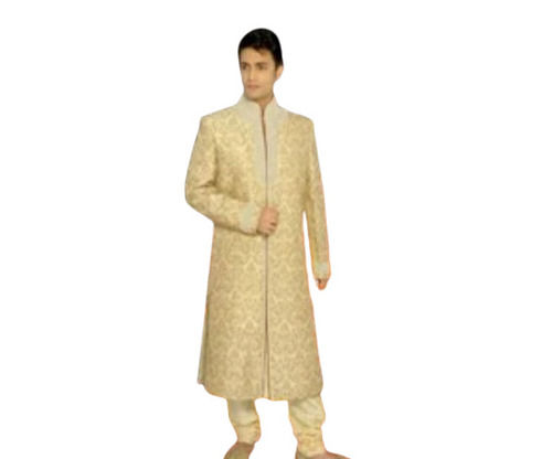 Mens Full Sleeves Embroidered Sherwani