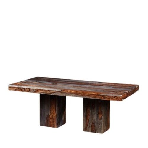 Wooden cafe tea table