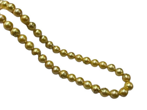 Golden Japan Culture Round Pearl Beads