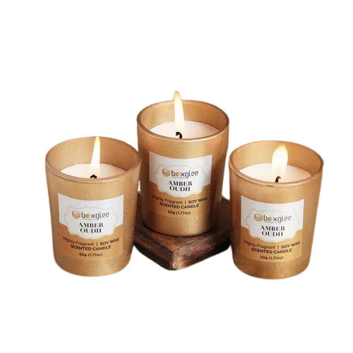 Elegant Look Round Soy Candles