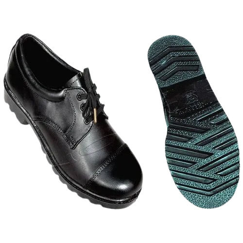 Black Color Low Ankle Laces Closure Fram Oxford Shoes