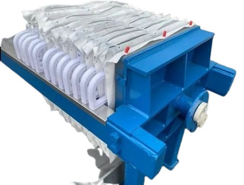 Semi-Automatic White And Blue Filter Press Machine