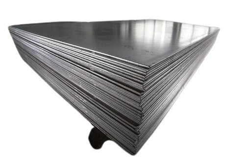 Silver Color Polished Finish Rectangular Shape Mild Steel Sheet