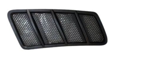 Black Color Polished Plain Bonnet Grill