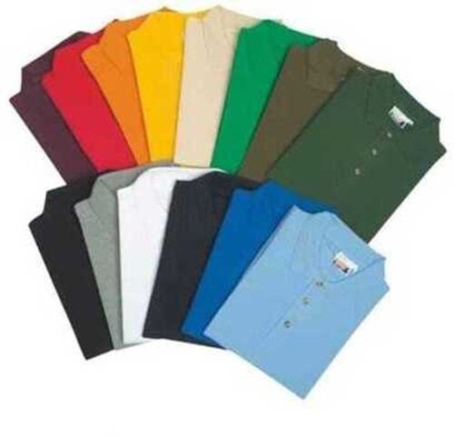 Multi Color Plain Pattern Cotton Material Men T Shirts