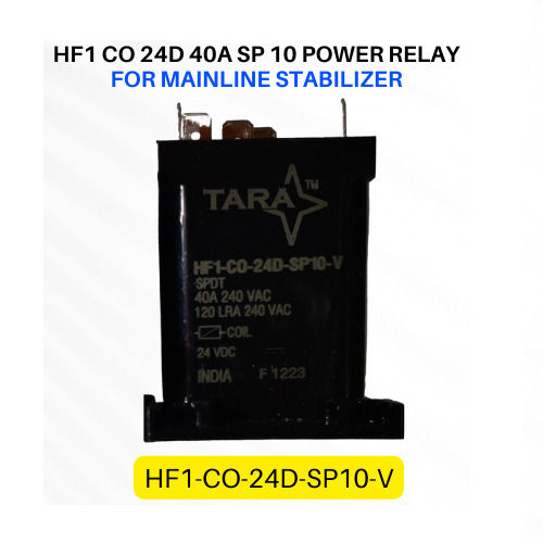 HF1 CO 24V 40A SP 10 Power Relays V - Tara Relay for stabilizer SPDT