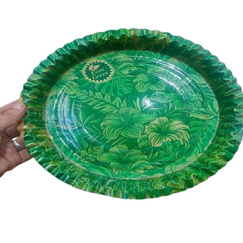 Disposable Round Printed Paper Plates