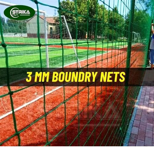 3 MM Green Nylon Cricket Boundary Nets