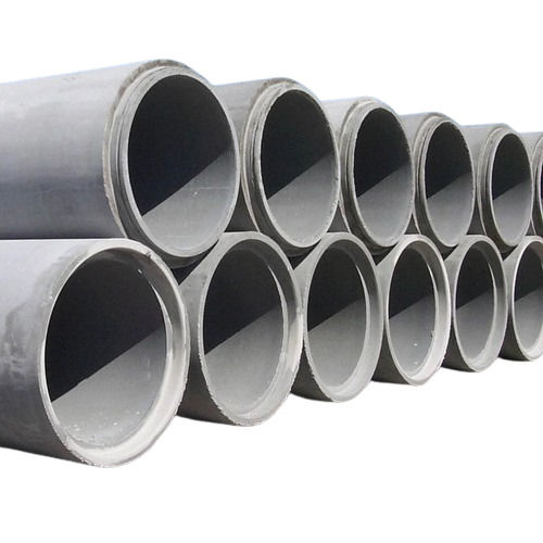 Grey Color Round Shape Cylindrical 2000mm RCC Pipe