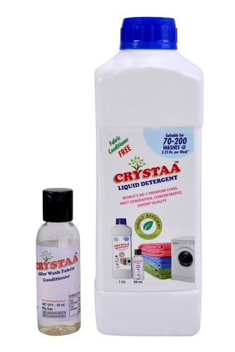 1000Ml Crystaa Liquid Detergent with Free Fabric Conditioner