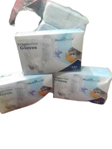 Nitrile Surgical Gloves - Premium Quality, Flexible & Light Weight | Water Proof, Disposable for Beauty Salon & Cleaning, Available in All Sizes, Blue
