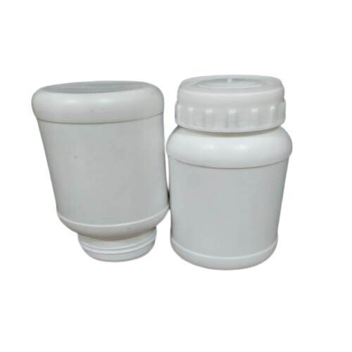 Round Shape White Color Leak Proof HDPE Jar