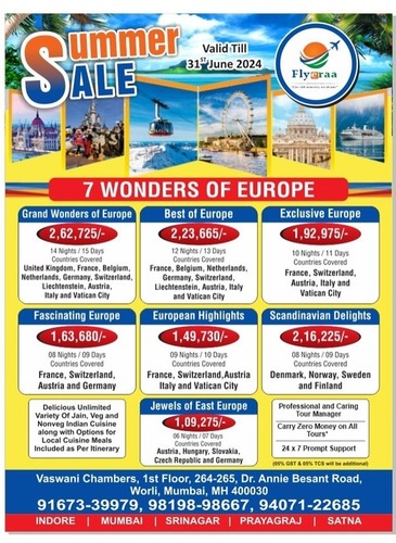 Europe group tour package
