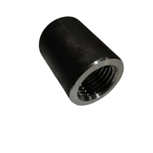 Black Round Mild Steel Taper Rebar Coupler